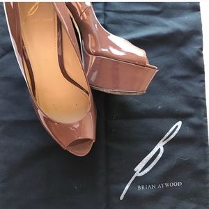 CLOSING SALE “Bambola” Platform Pump in Natural